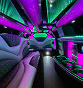 Luxury limousine in central New York