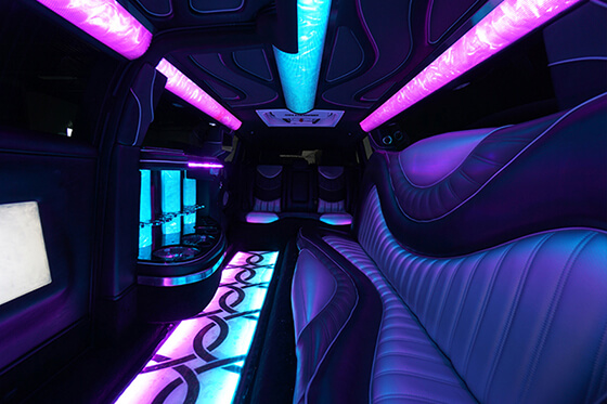 Luxurious Hummer limousine