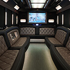 luxurious bus interior